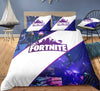 Hvit Og Lilla Fortnite Dynetrekk