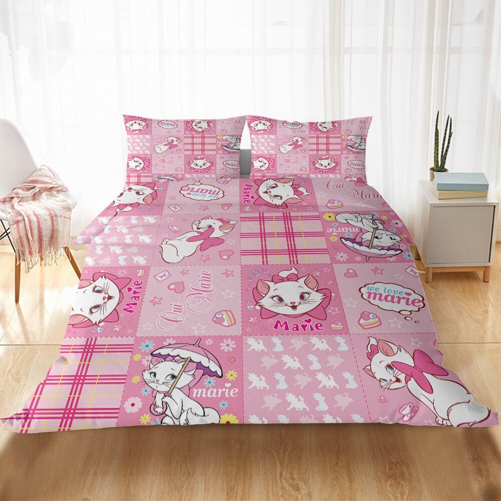 Pink Squares Dynetrekk The Aristocats Marie