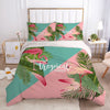 Dynetrekk 140x200 Tropical Flamingo Pink