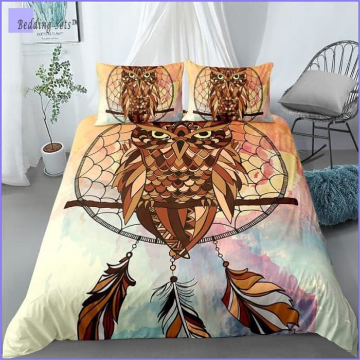 Brown Owl Dream Catcher Dynetrekk