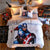 Marvel Captain America Hvitt Dynetrekk 100 % Bomull