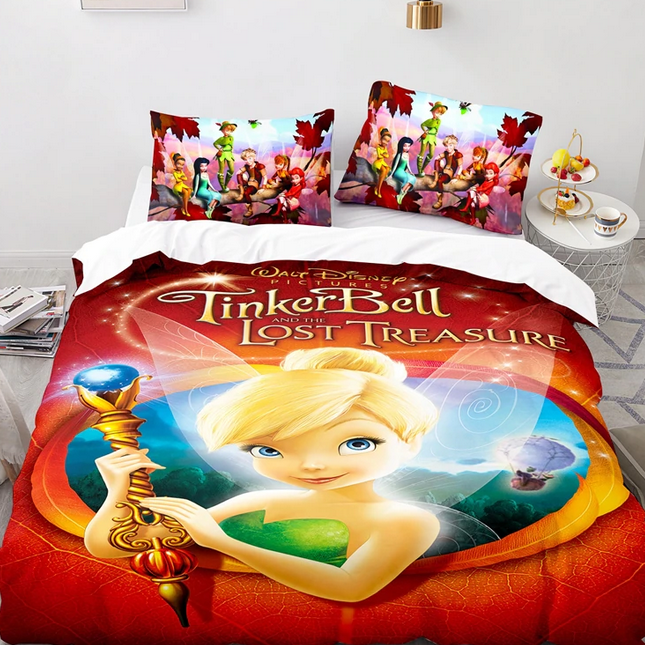 Tinkerbell Rødt Dynetrekk