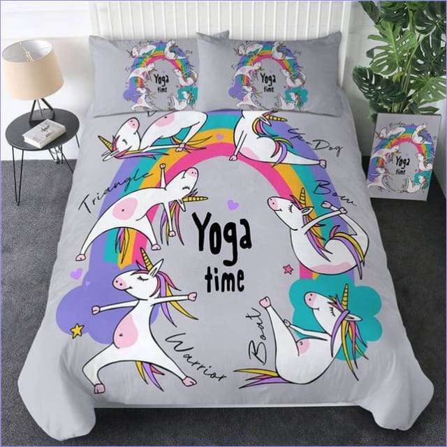 Unicorn Dynetrekk Voksen Yoga Tid