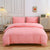 Vanlig Polycotton Dynetrekk Rosa